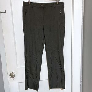 Marks and Spencer Women's Trousers UK Size 16 Short Houndstooth Black White